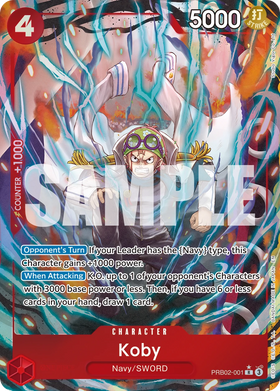 Carte One Piece Koby PRB02-001, AA, set The Best Vol.2