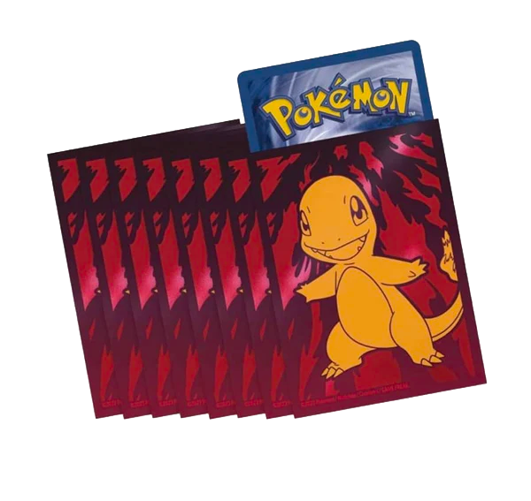 Sleeve Salamèche, ETB Flammes Obsidiennes, protège-cartes (sleeve) pour cartes Pokémon