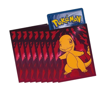 Sleeve Salamèche, ETB Flammes Obsidiennes, protège-cartes (sleeve) pour cartes Pokémon